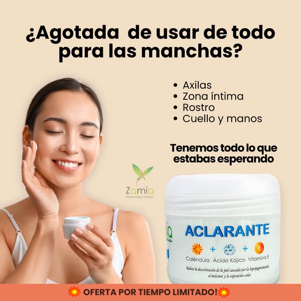 Crema Aclarante LLEVA 2 Y PAGA 1 🎁
